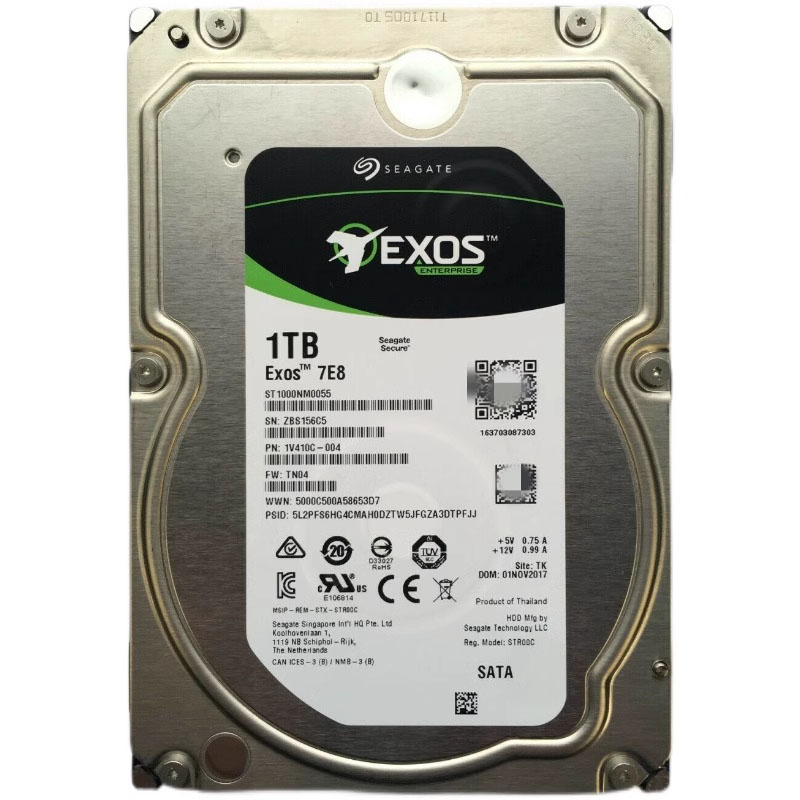 希捷 ST1000NM0055 1TB 7200转128M SATA3 监控级硬盘 希捷 ST1000NM0055 1TB 7200转128M SATA3 监控级硬盘